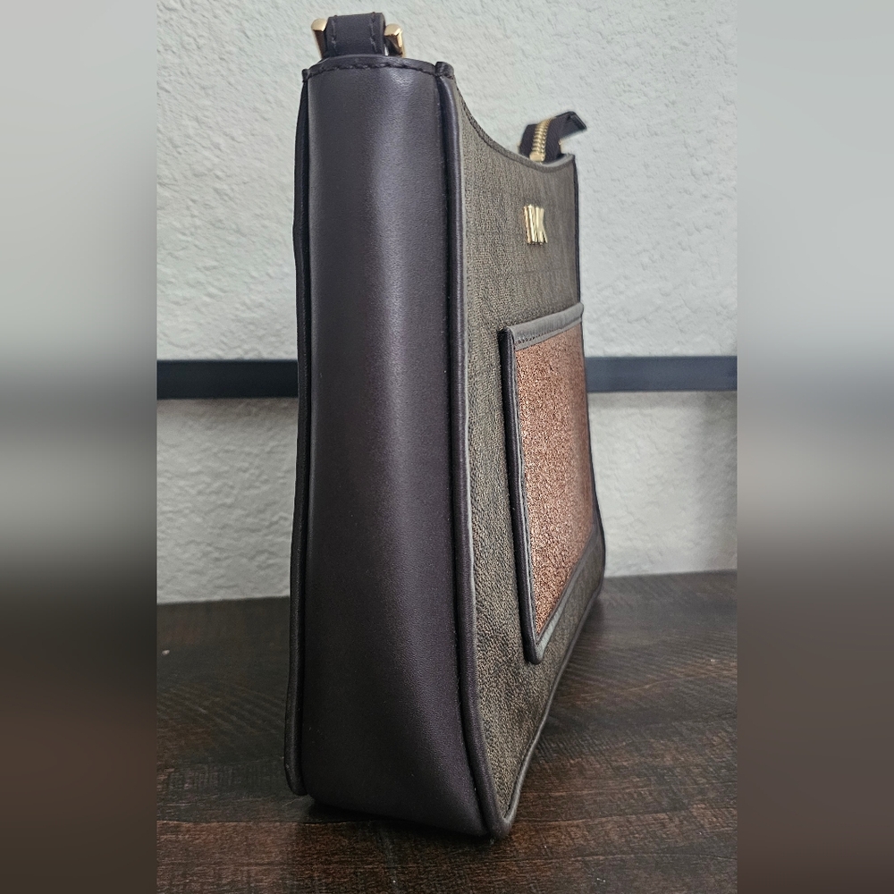 Bronze and monogram mk crossbody - Picture 4 of 5